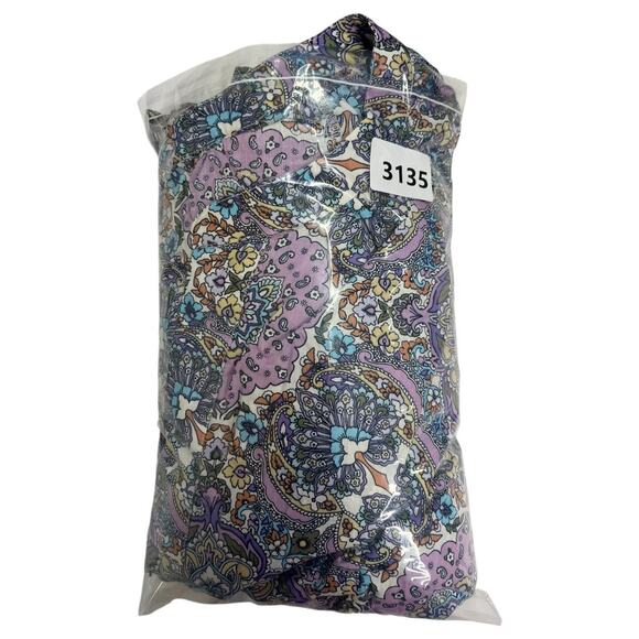 Lane Bryant Dress Womens 24P Purple Midi Geometric Boho Tiered Pockets Peasant - Picture 14 of 15